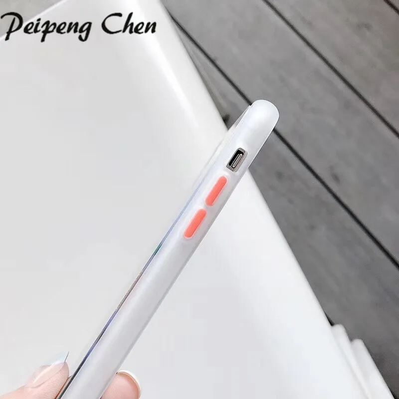 Силиконовый мягкий чехол для телефона iphone 11 Pro Max XR X S MAX 7 8 Plus чехлы креативные