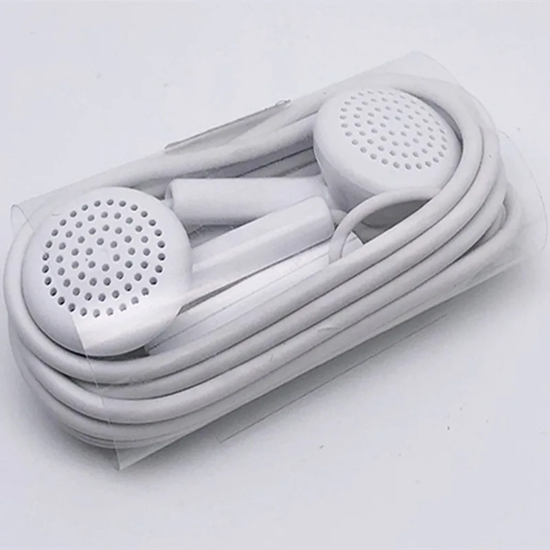 100 шт., проводные наушники-вкладыши со встроенным микрофоном, 3,5 мм