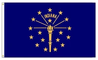 election 90x150cm state indiana flag