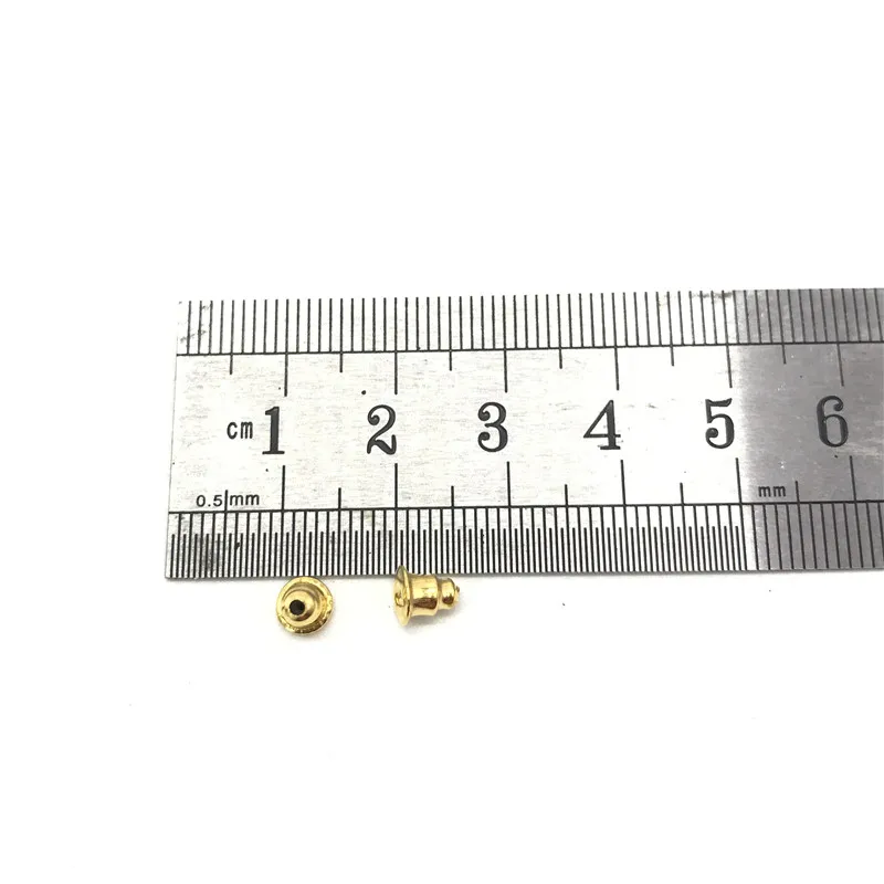 Металлические серьги затычки для ушей золотые и серебряные аксессуары