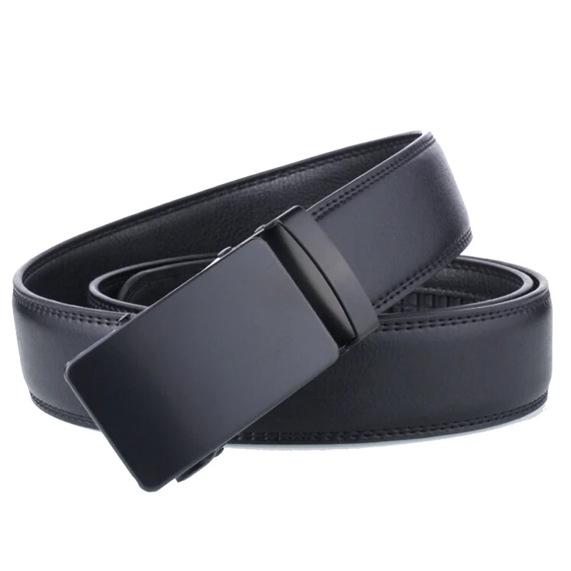 

Luxury automatic leather belt black male belt automatic highquality male belts