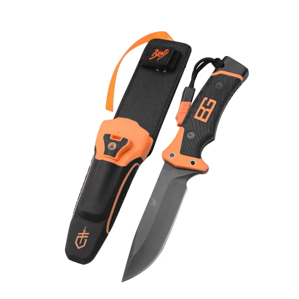 

Full Tang 7CR17MOV 10'' Fixed blade Knife Camping Survival Hunting Outdoor Tactical Knife Titanium Outdoor Edc Multi Knives