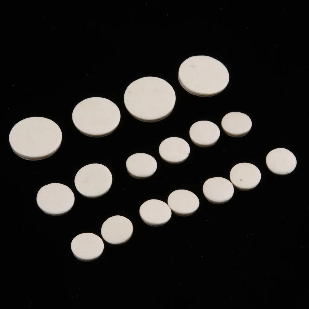 

17pcs Clarinet Key Pads Cushion Replacement Parts for Soprano Bb Clarinet
