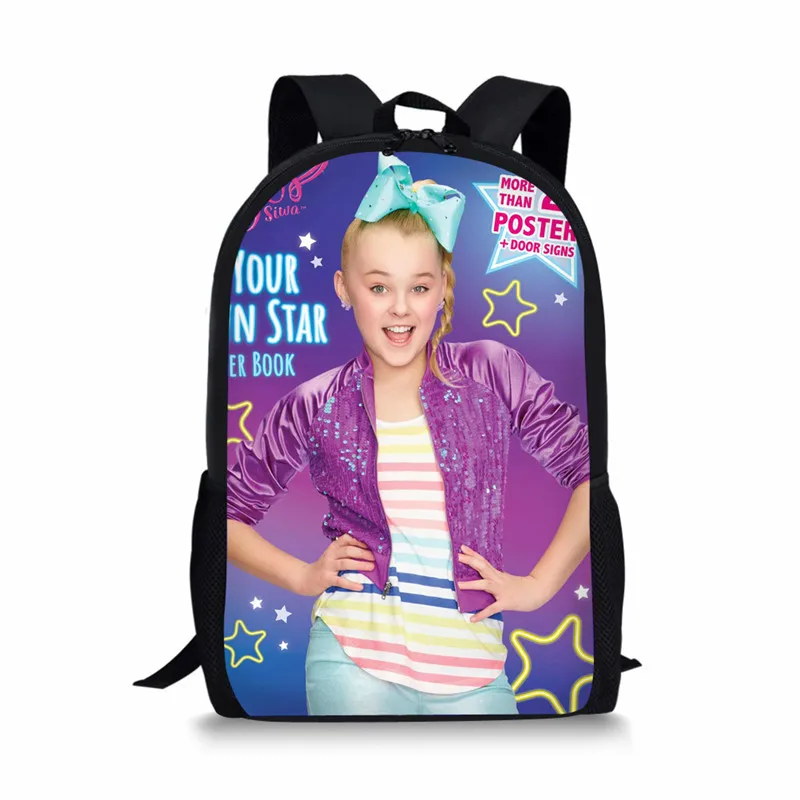 as pictures THIKIN 3 шт./компл. Superstar JOJO Siwa комплект школьных сумок для девочек Повседневная сумка для книг на заказ школьные сумки для подростков мальчиков студентов рюкзаки - Цвет: as pictures