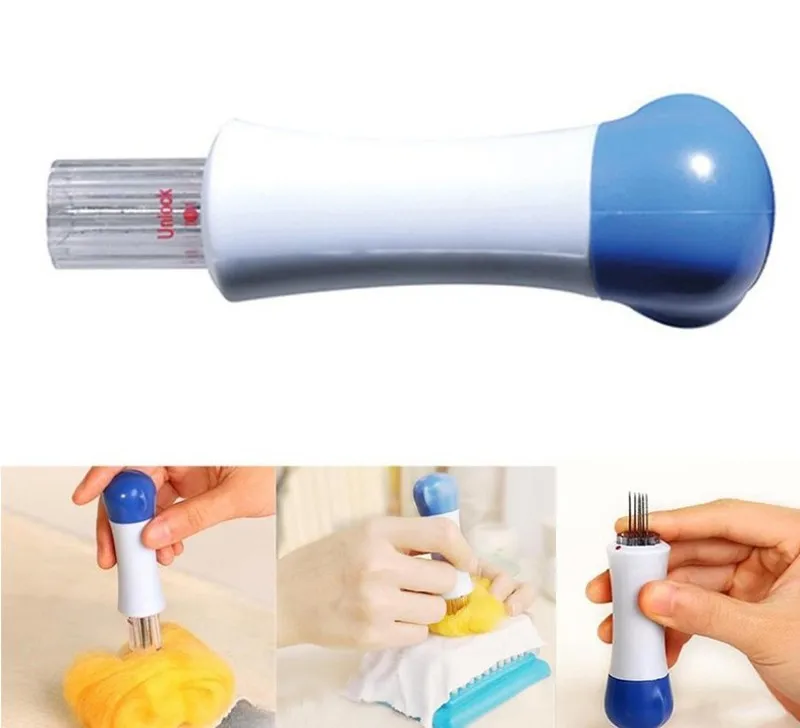 Спицы для вязания сделай сам рукоятка валяния клевер с семью иглами шерстяной