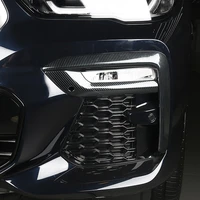 for bmw x6 g06 2020 2021 car front fog lamp decoration frame trim front fog light protector cover sticker exterior accessories