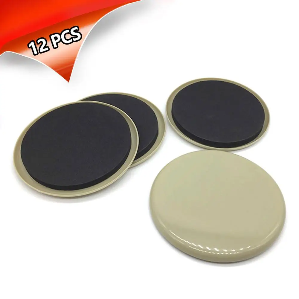 12 шт. мебельные слайдеры напольные протекторы многоразовые тяжелые Слайдеры для