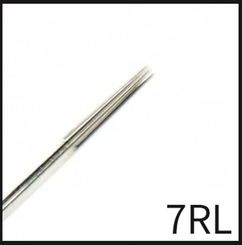 5 шт. сортированные стерилизованные иглы татуировки 1/3/7/9RL Перманентный макияж татуировки, боди-арт аксессуары - Габаритные размеры: 7RL
