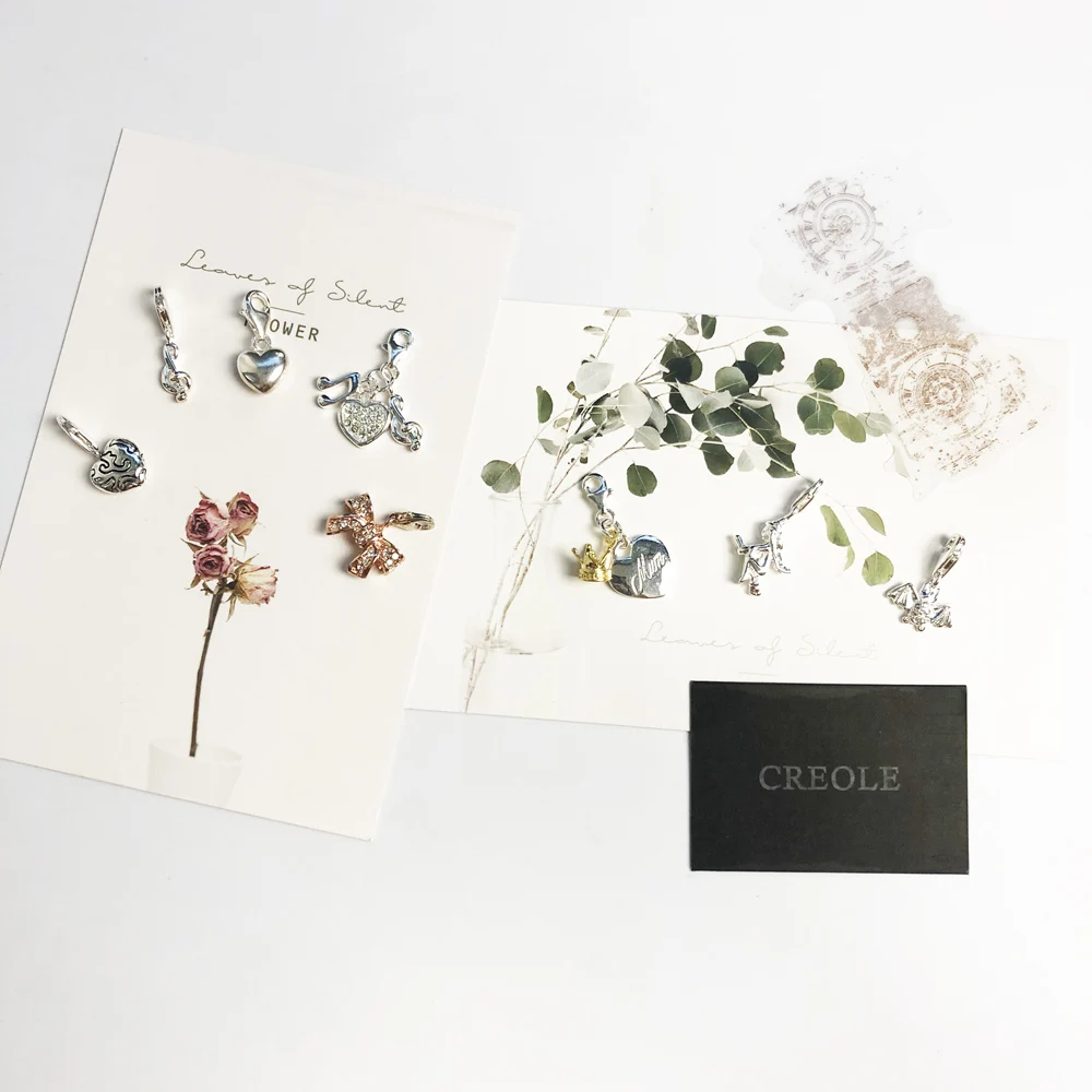 Подвеска-Шарм любовь из серебра 2019 пробы с изображением тройного ключа лука