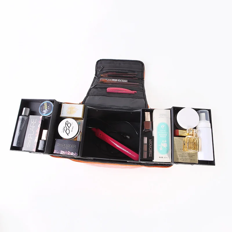 Женский косметический чехол большой емкости профессиональный