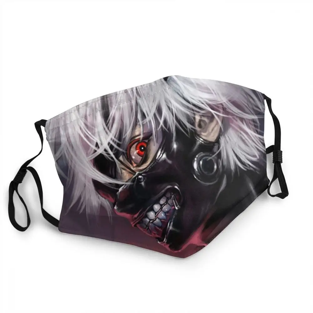 

Tokyo Ghoul Pattern masks, reusable masks, anti-fog and dust masks, protective masks with filters, respirator masks