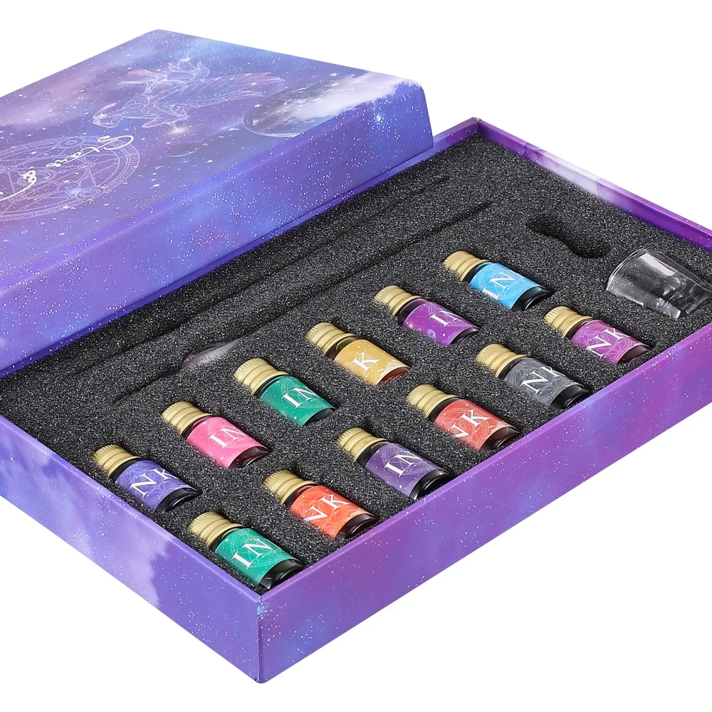

1 Set Exquisite Glass Dipping Pens Writing Signature Pens Ink Drawing Pens
