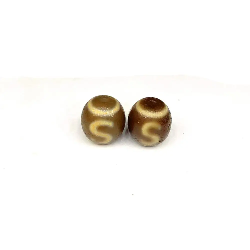 Тибетский Агат Dzi Bead 17*19 мм светло коричневые овальные бусины солнце и луна звезды