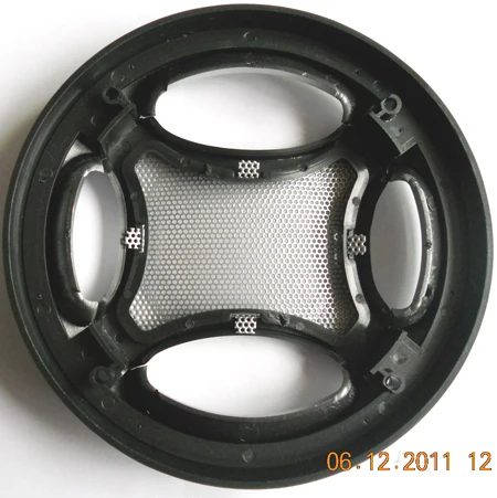 

1pcs 4"inch car speaker net cover Speaker grille Decorative circle silver 139MM