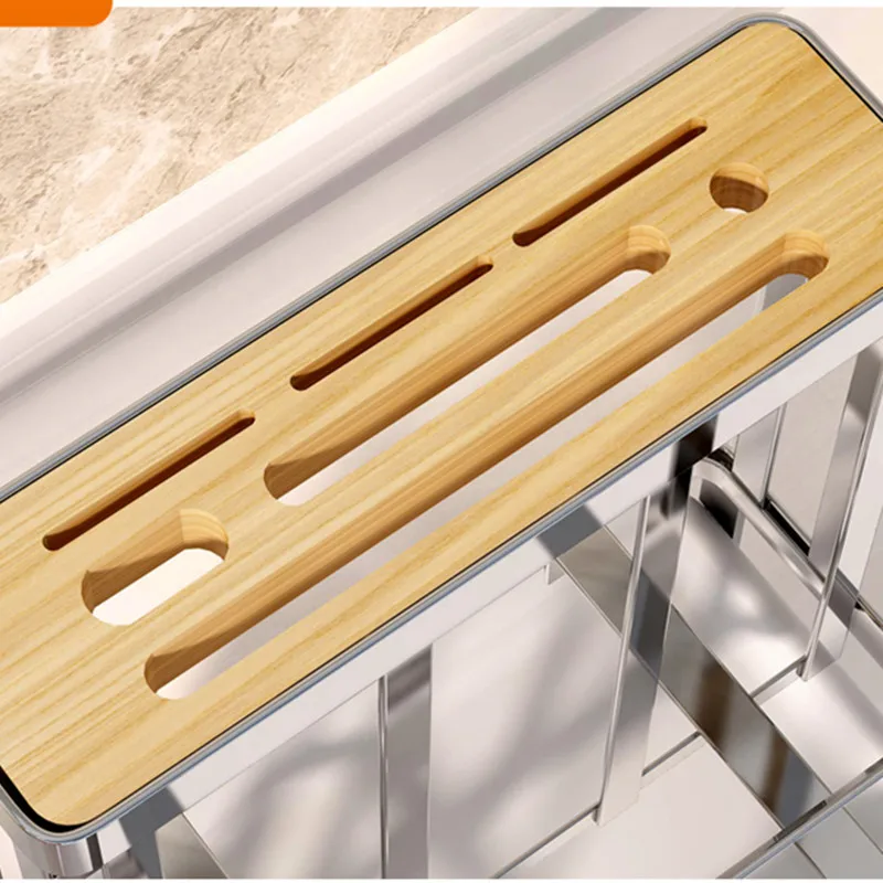 304 нержавеющая сталь многофункциональные кухонные стеллажи ножи разделочная