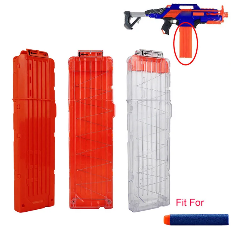 6 18 оранжевый перезагрузить клип для Nerf журнал круглый Дартс Замена игрушечный