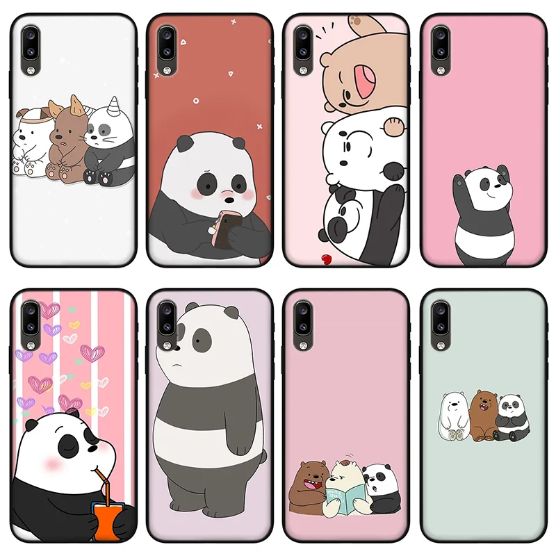 

Cartoon panda phone case Xiaomi mi 9 lite redmi K30 K40 7A 8A 9A 9C Silicone case for Redmi Note 9s 8T 7 8 9 5 Pro