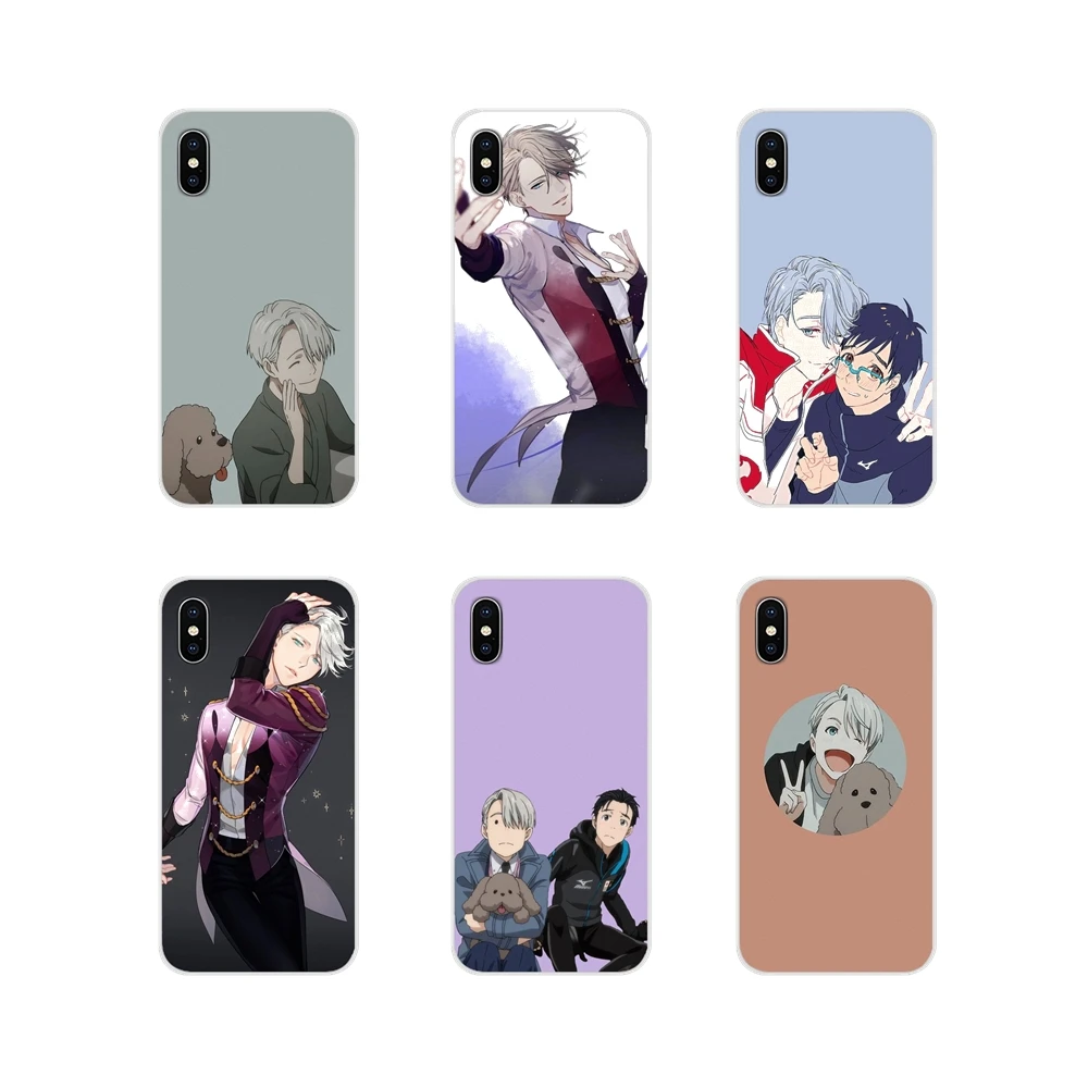 Японское аниме YURI on ICE прозрачные чехлы из ТПУ для Apple iPhone X XR XS 11Pro MAX 4S 5C SE 6S 7 8 Plus ipod - Фото №1