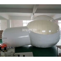 045mm PVC Inflatable Bubble Tent Lawn Dome Ourdoor Hiking Camping Tents Transparent and White Color Advertising Inflatable Tent