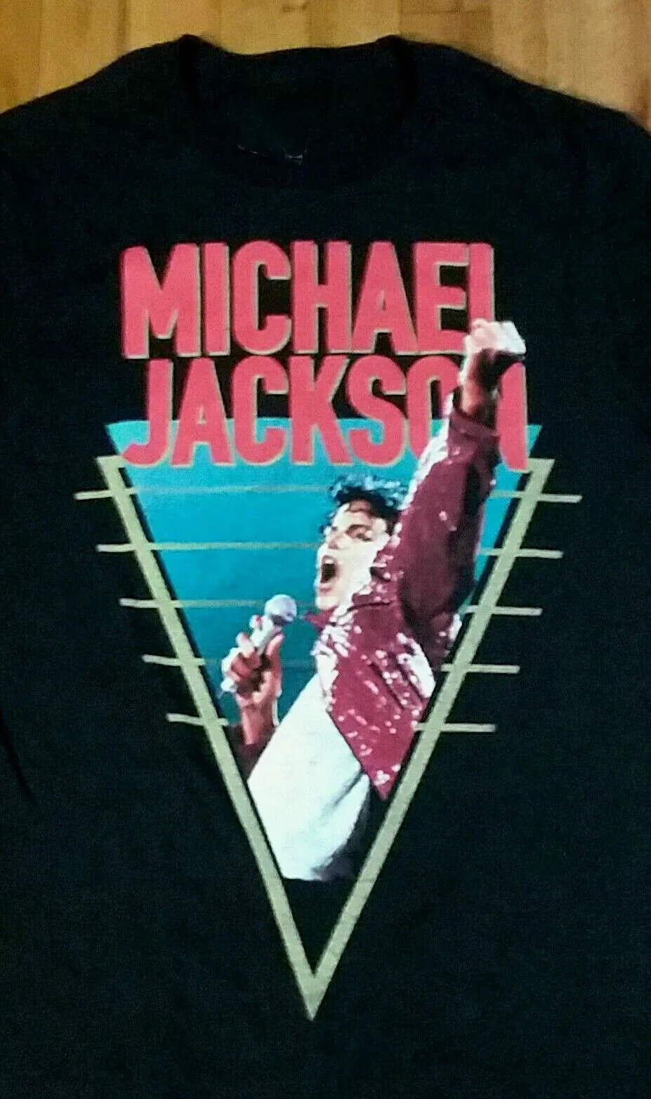 

Michael Jackson Concert Photo T-Shirt. Summer Cotton Short Sleeve O-Neck Mens T Shirt New S-3XL