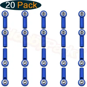 Универсальный алюминиевый металлический стержень, 20 шт., шаровой шарнир CW и CCW Для Traxxas, осевые гонки, Redcat, Радиоуправляемый автомобиль, самолет