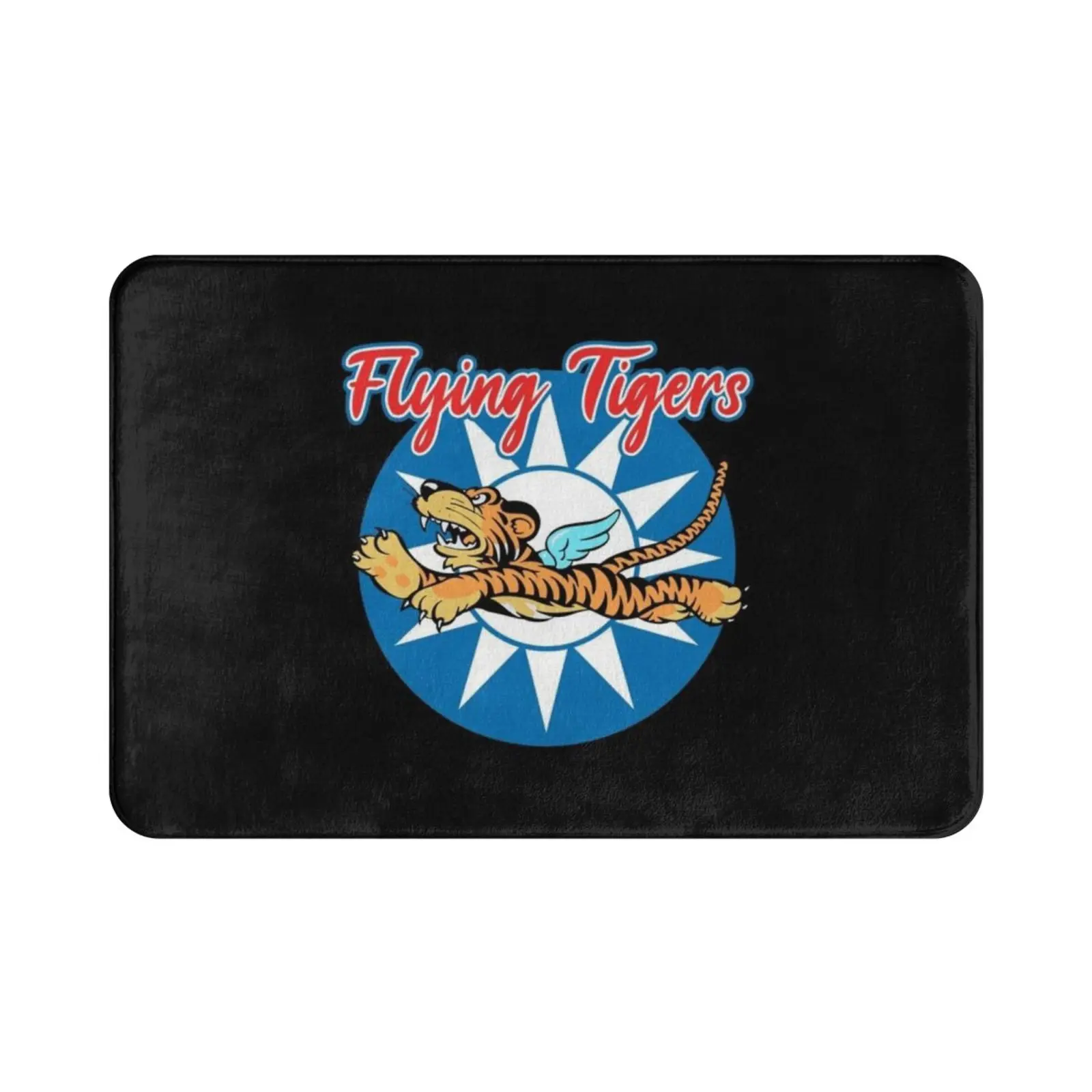 Коврик с эмблемой летающих тигров времен Второй мировой войны мягкий коврик