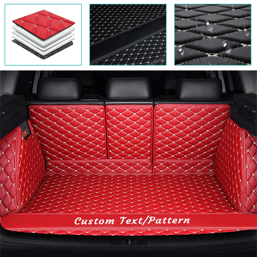 

For Toyota Avalon Avensis Allion Auris Crown RAV4 Vios Car Trunk Mat Leather Protection Pad Interior Cover Part Auto Accessories