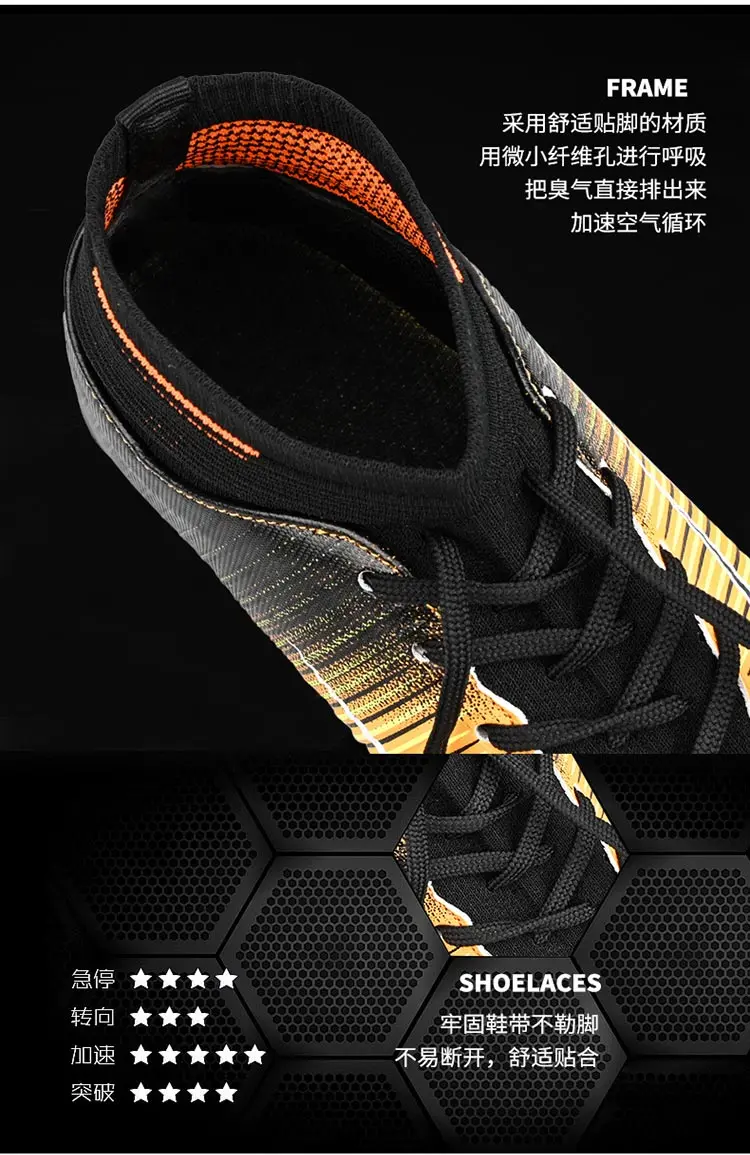Для мужчин, молодых мальчиков Elite FG NJR SHHH 12 Superfly VI 6 360 CR7 низкая Лодыжка Ronaldo Мужская Спортивная обувь taquets размер 32-44