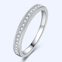 fashion female rings for wedding 925 silver jewelry with zircon gemstone finger ring accessories engagement party gift wholesale