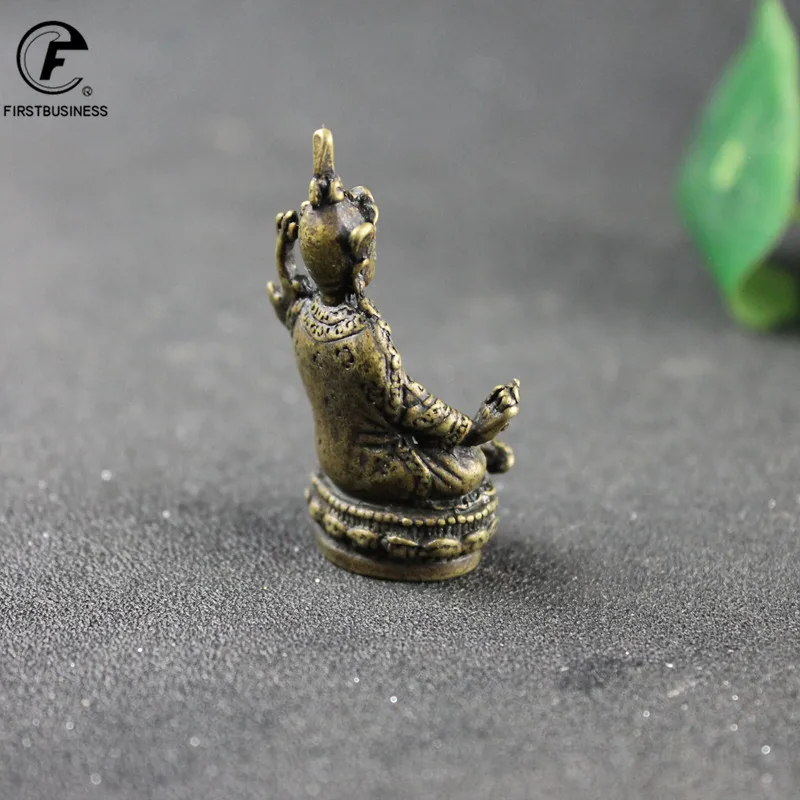 Зеленая медная статуя тары высота 4 6 см декоративные статуи Будды буддистская