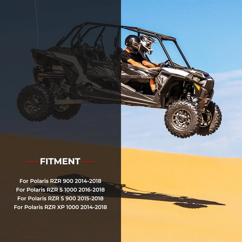 KEMIMOTO черный мягкий на крыше w/Защита от солнца крыши 2 двери UTV для Polaris RZR 900 XP 1000