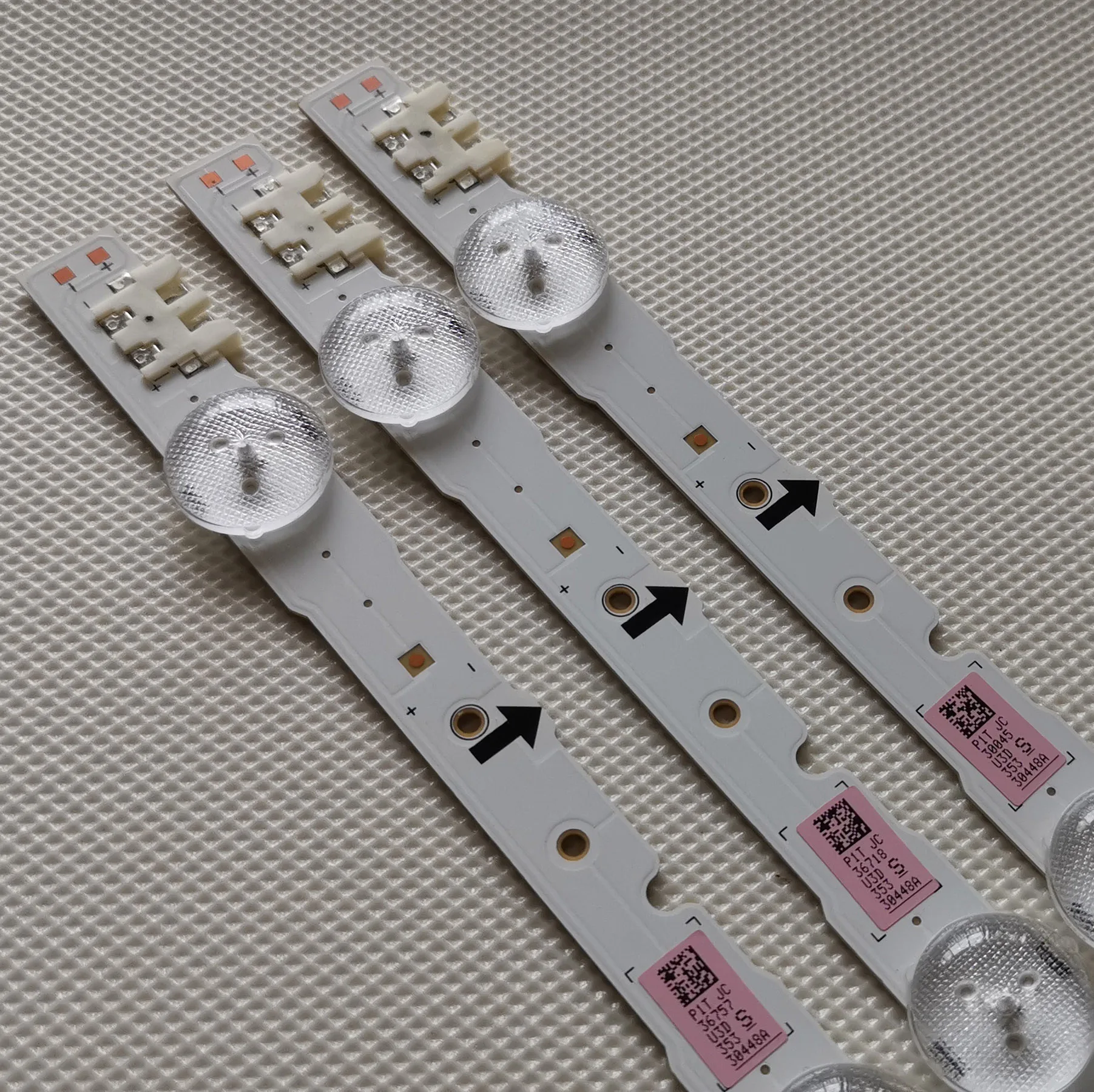 3 шт. новая Оригинальная Светодиодная лента с подсветкой 7 светодиодов для