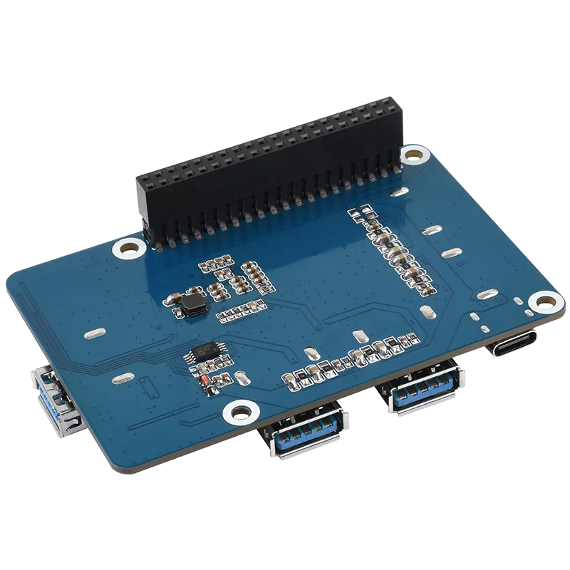 Плата расширения Raspberry Pi 4B USB 3 2 Gen1 5 в постоянного тока 4 порта для | Компьютеры и