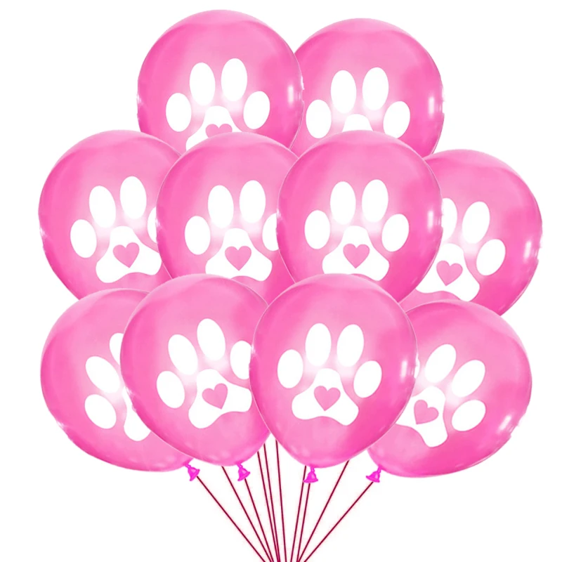 1 комплект собаки или кошки шарики розового и голубого цвета для маленьких