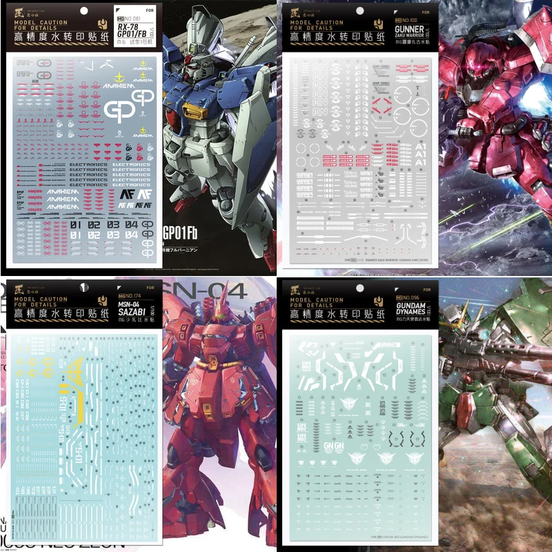 Высокоточная самодельная наклейка-паста для украшения моделей роботов серии MG