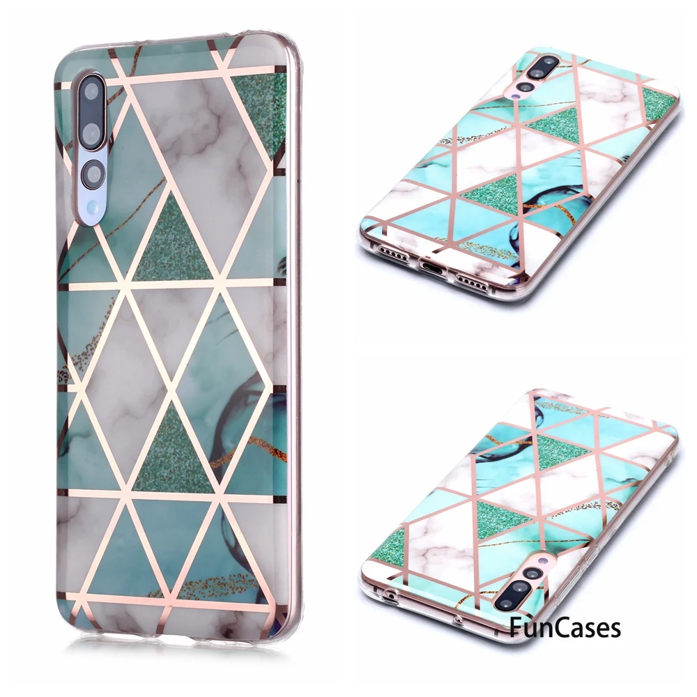 Мягкий силиконовый защитный чехол с леопардовым принтом для смартфонов Huawei P20