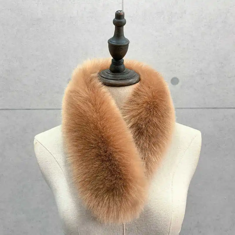 

WRAP COLLAR WARM SCARF FAUX WOMEN FLUFFY WINTER LADIES SCARVES FUR