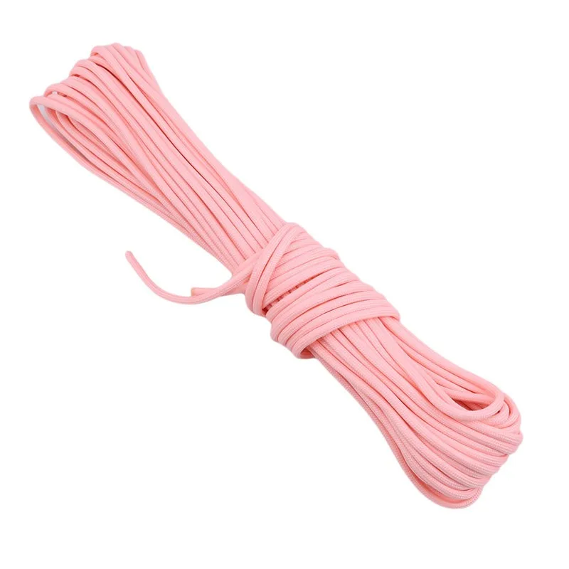 

2Km Fluorescent Tent Rope For Survival Parachute Cord Lanyard Camping Climbing Camping Rope Hiking Survival Equipment