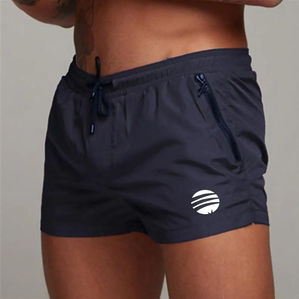 Новинка 2020 летние модные шорты для бега мужские спортивные фитнеса