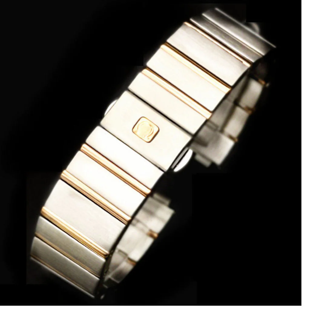 

Stainless Steel Bracelet Watchbands For OMEGA DOUBLE EAGLE 15x5.5mm 17x7mm 18x9.5mm 23x9.5mm 25x9.5mm Strap Bracelet Watch Band