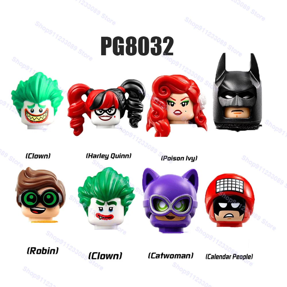 8 шт Ядовитый плющ Harleen Quinzel Робин Женщина кошка календарем Мужские