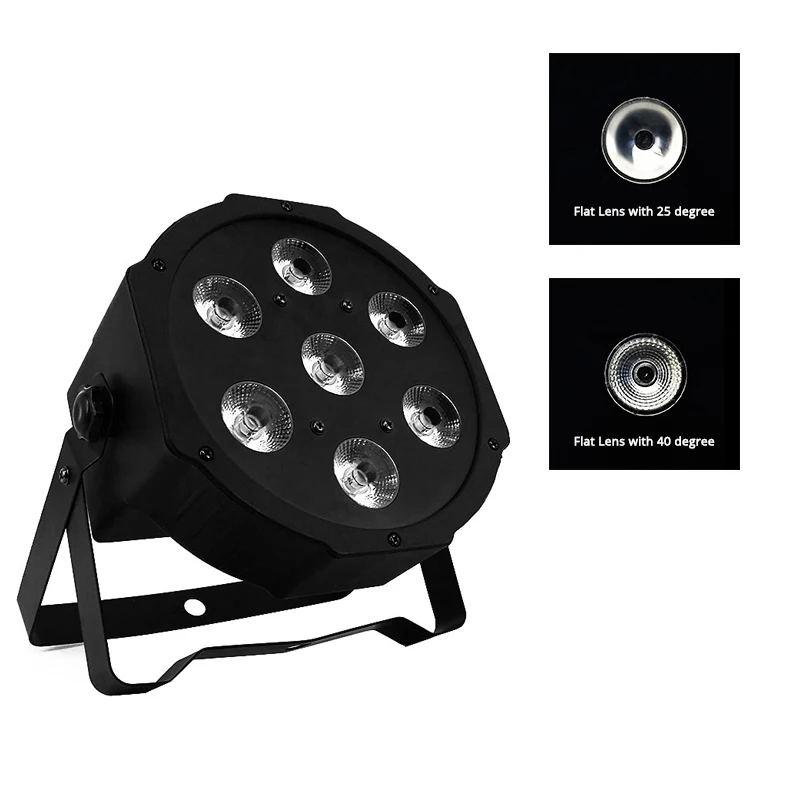 25/40 Градусный объектив для светильника Led Par Light 7x12W/7x9W/7x18W Stage Bead 40 Угол луча Moving Head 7x12W 4in1 Big COB 9x10W+30W on.