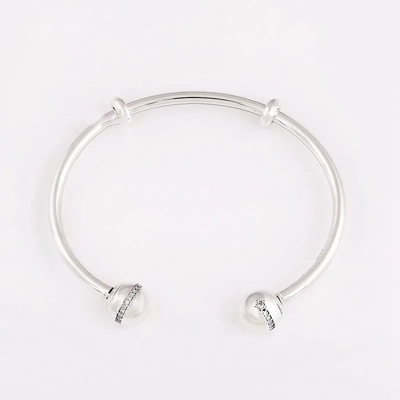 

100% 925 Sterling Silver Pan Christmas New Simple Fashion Meteor Opening Bracelet Fit European Charm Bracelets Women Jewelry