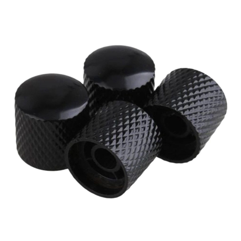 4 pcs metall elektrische gitarre volume tone control knöpfe tasten für elektrische gitarre bass potentiometer 16x17mm free global shipping