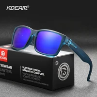 kdeam exclusive sunglasses polarized for men and women surfing hiking sports sun glasses new translucent blue of kd505 ce