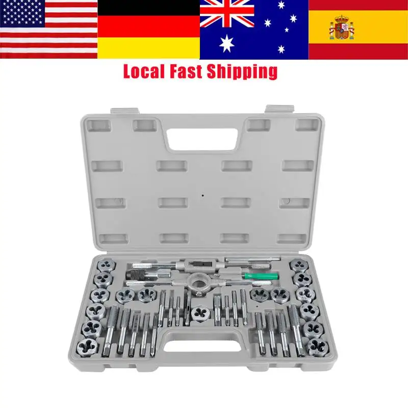 40 шт. M3 M12 гайка с винтом и матрицей набор гаечным ключом датчиком резьбы