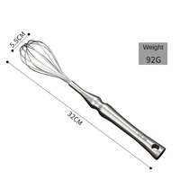304 whisk handheld egg stirring stick flour hand mixer household kitchen baking tool