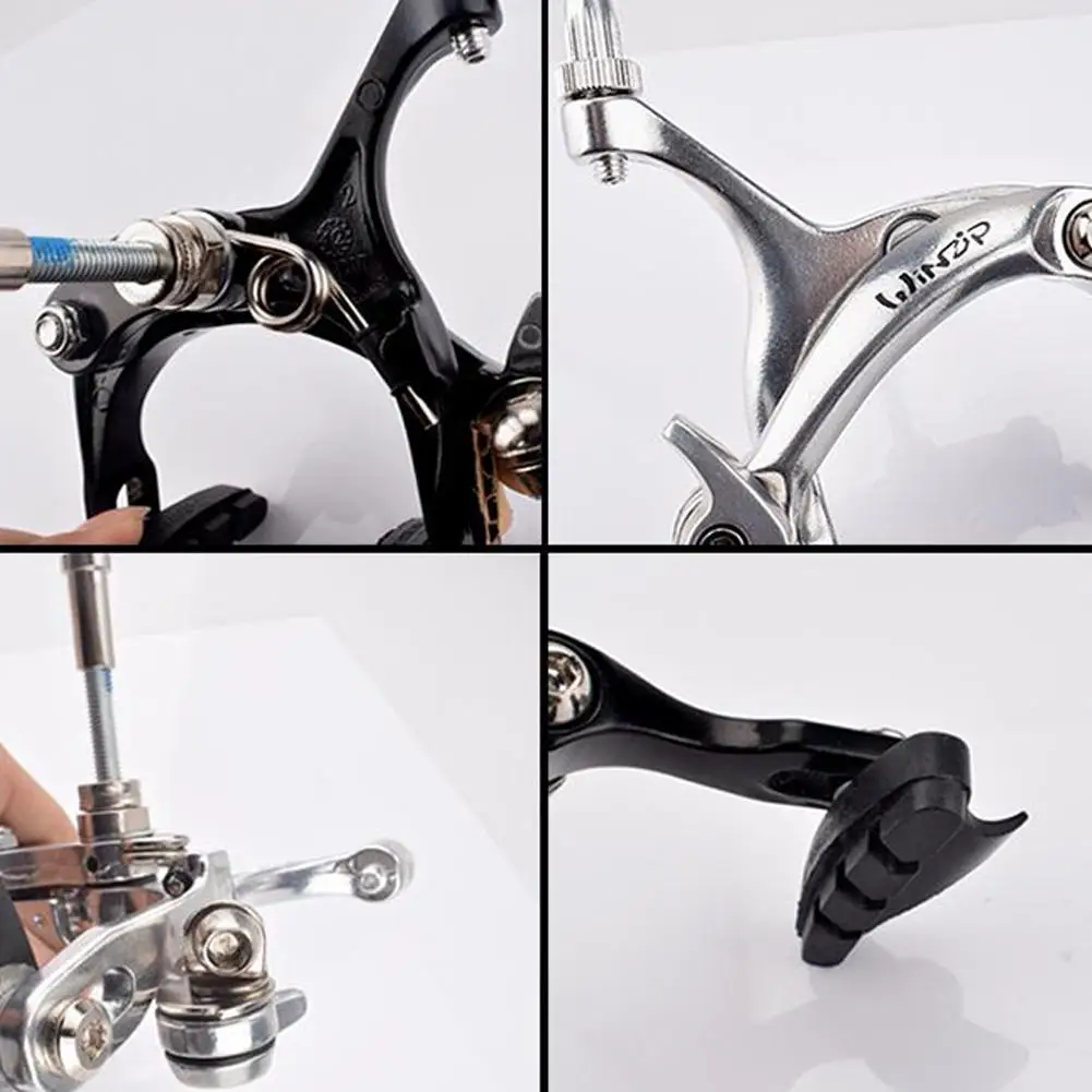 

Road Bike V Brake Racing Dual Pivot C Brake Aluminum Side Pull Caliper Road Bicycle Parts Bicycle Brake Pads
