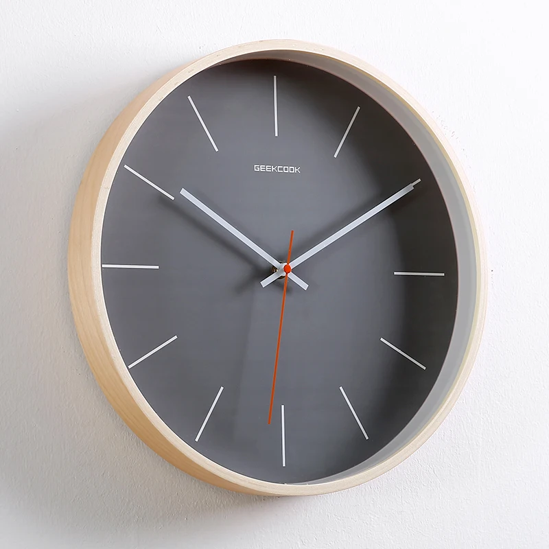 Минималистичные креативные настенные часы современный дизайн бесшумные