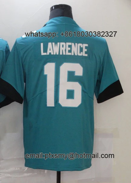 

2021 Stitched Embroidered Men Women Kid Youth Jacksonville draft Trevor Lawrence #16 Teal Jersey Drop Shipping Wholesale